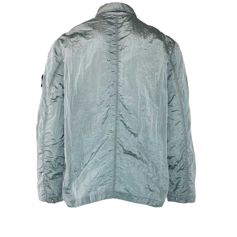 Stone Island 23SS Crinkle Reps Jacket Sky Blue - 2