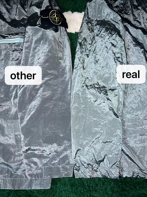 Stone Island 23SS Crinkle Reps Jacket Sky Blue - 14