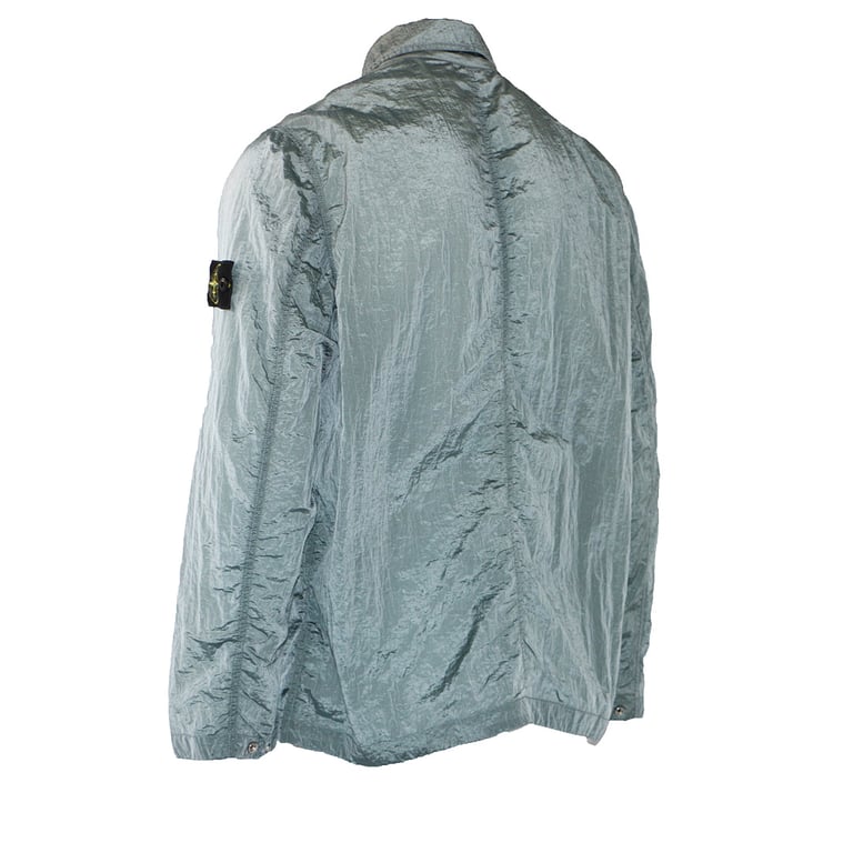 Stone Island 23SS Crinkle Reps Jacket Sky Blue - 3