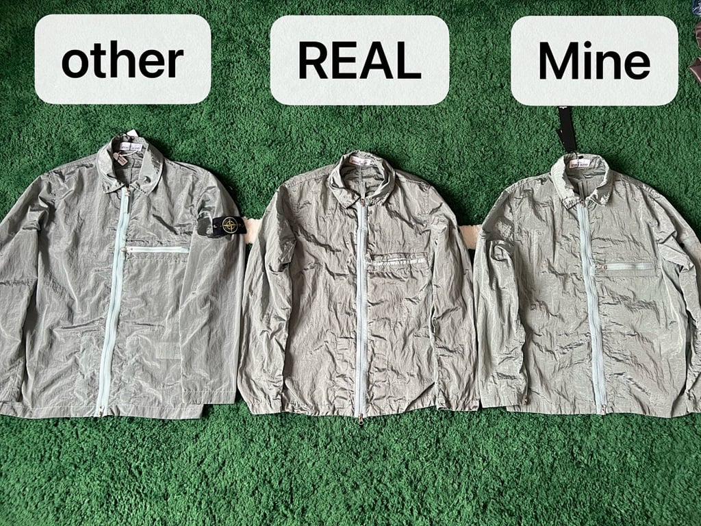 Stone Island 23SS Crinkle Reps Jacket Sky Blue - 21