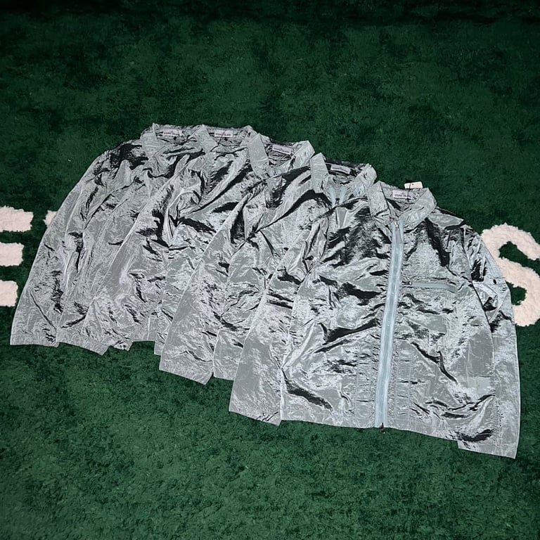 Stone Island 23SS Crinkle Reps Jacket Sky Blue - 27