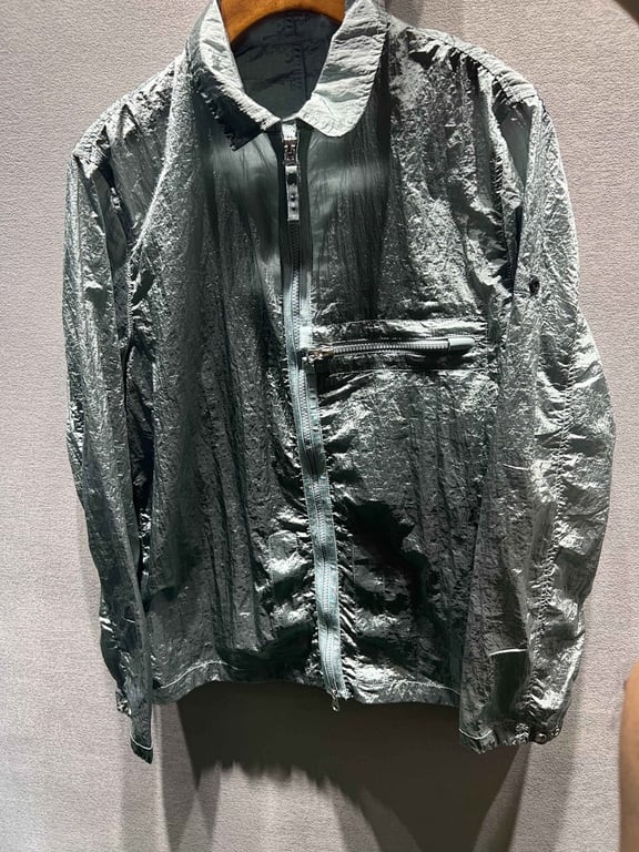 Stone Island 23SS Crinkle Reps Jacket Sky Blue - 34