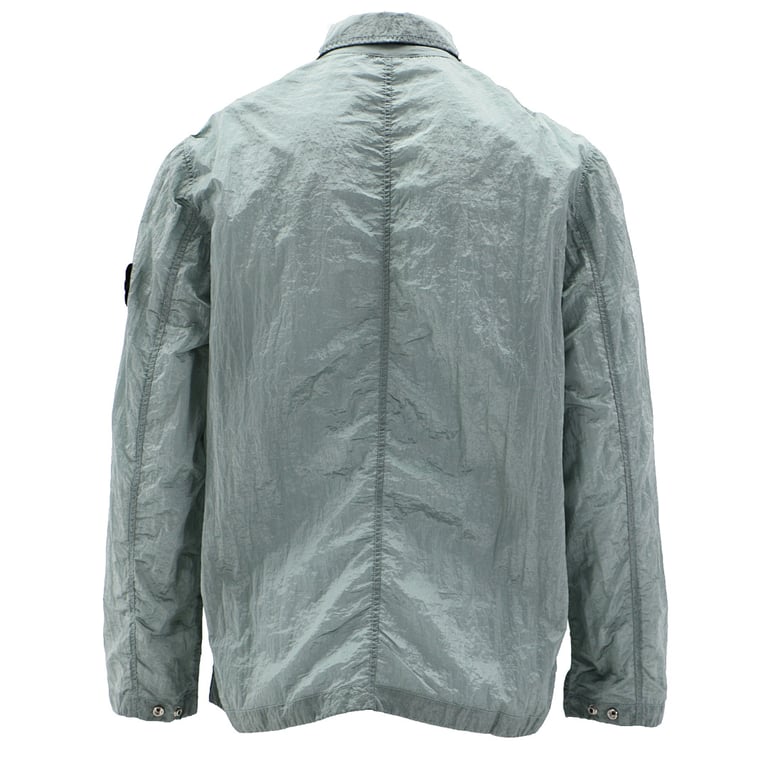 Stone Island 23SS Crinkle Reps Jacket Sky Blue - 6