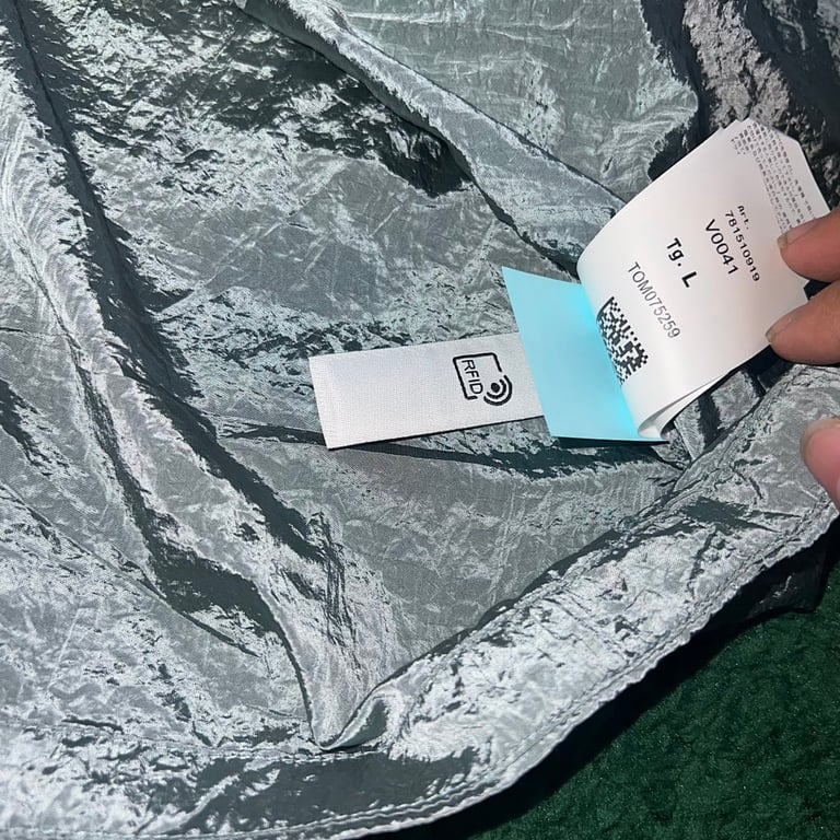 Stone Island 23SS Crinkle Reps Jacket Sky Blue - 54