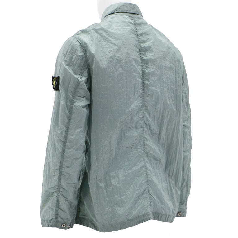 Stone Island 23SS Crinkle Reps Jacket Sky Blue - 7