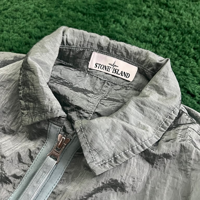 Stone Island 23SS Crinkle Reps Jacket Sky Blue - 69