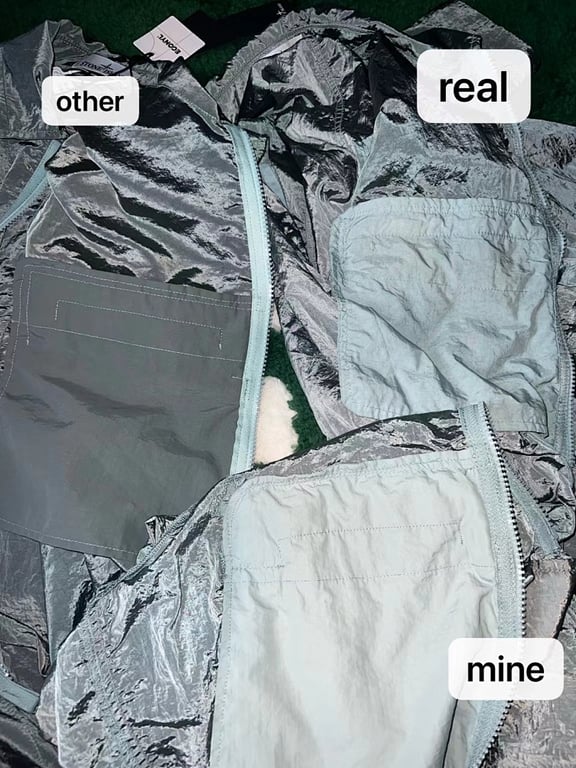 Stone Island 23SS Crinkle Reps Jacket Sky Blue - 9