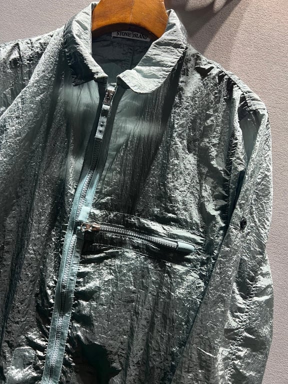 Stone Island 23SS Crinkle Reps Jacket Sky Blue - 89