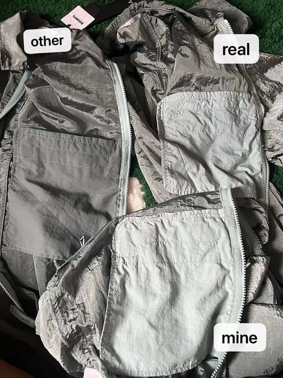 Stone Island 23SS Crinkle Reps Jacket Sky Blue - 10