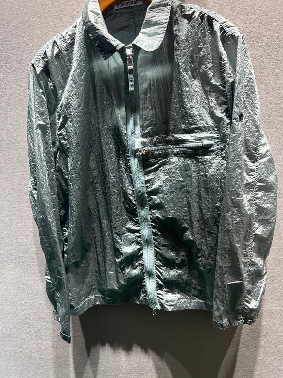 Stone Island 23SS Crinkle Reps Jacket Sky Blue - 94
