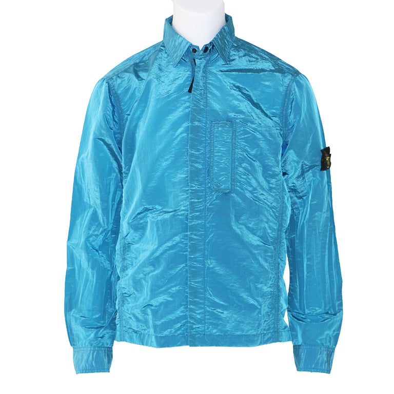 Stone Island 18SS Nylon Metal Overshirt Electric Blue - 2