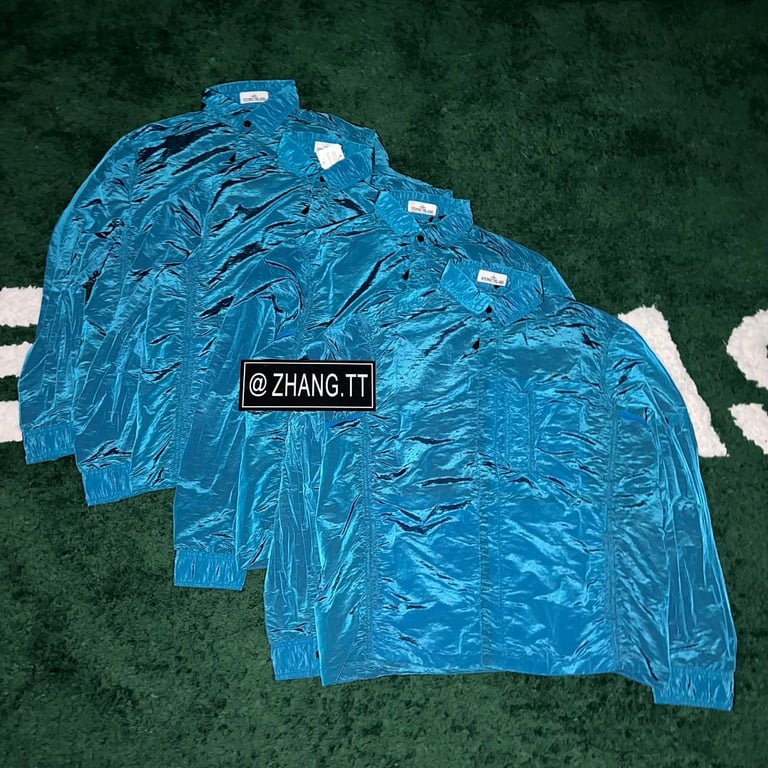Stone Island 18SS Nylon Metal Overshirt Electric Blue - 15