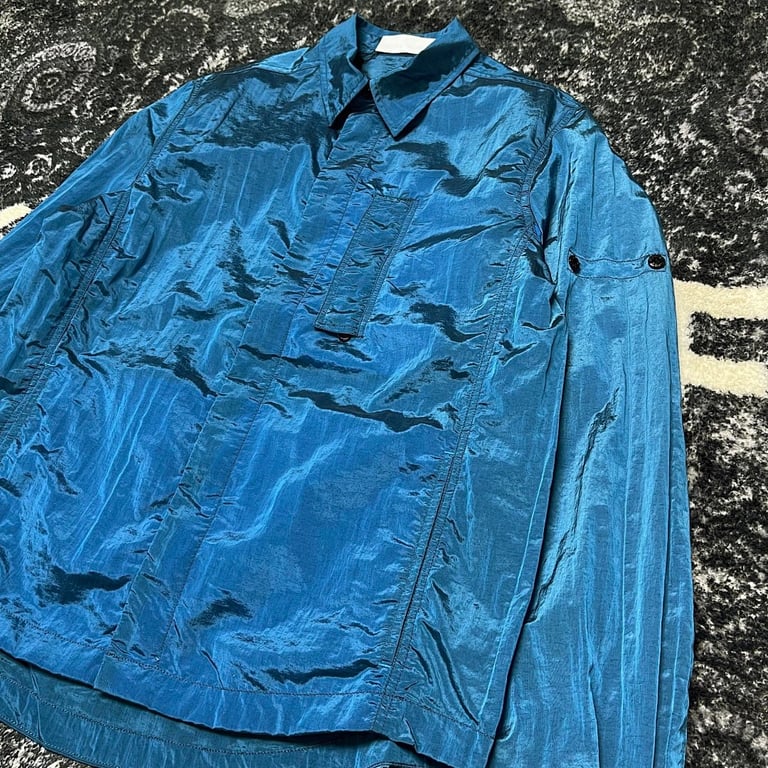 Stone Island 18SS Nylon Metal Overshirt Electric Blue - 23