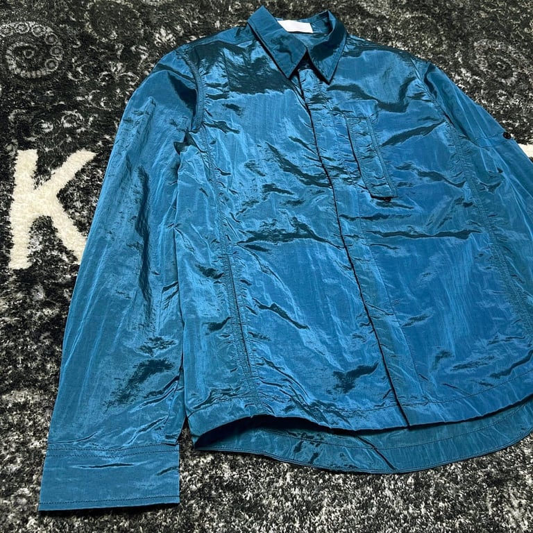 Stone Island 18SS Nylon Metal Overshirt Electric Blue - 24