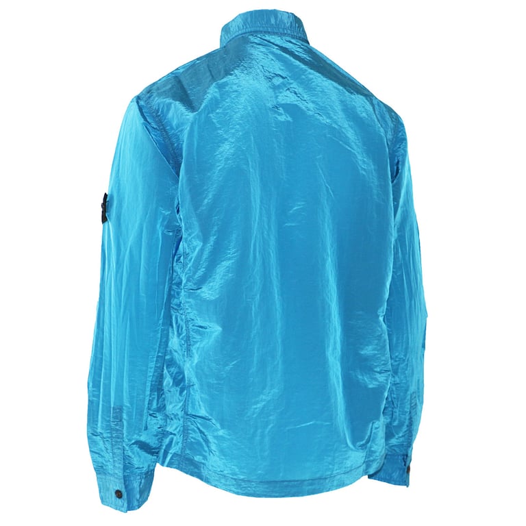 Stone Island 18SS Nylon Metal Overshirt Electric Blue - 4