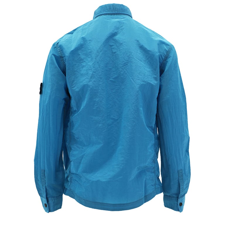 Stone Island 18SS Nylon Metal Overshirt Electric Blue - 5