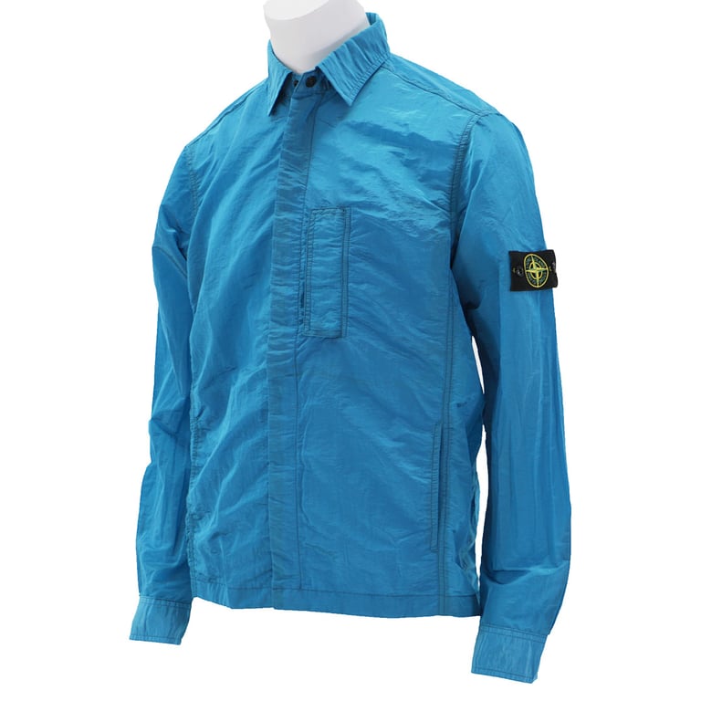 Stone Island 18SS Nylon Metal Overshirt Electric Blue - 7
