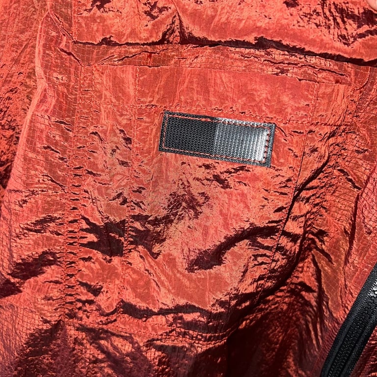 Stone Island 19SS Nylon Metal Overshirt Rust Red - 11