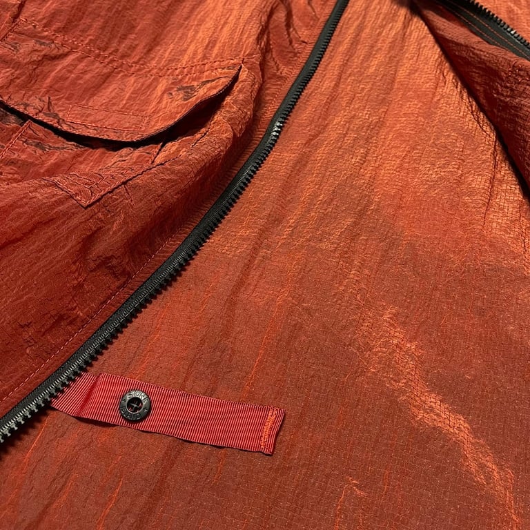 Stone Island 19SS Nylon Metal Overshirt Rust Red - 20