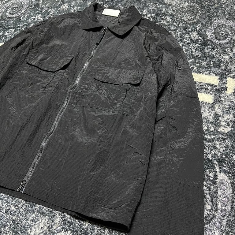 Stone Island 19SS Nylon Metal Overshirt Rust Red - 34