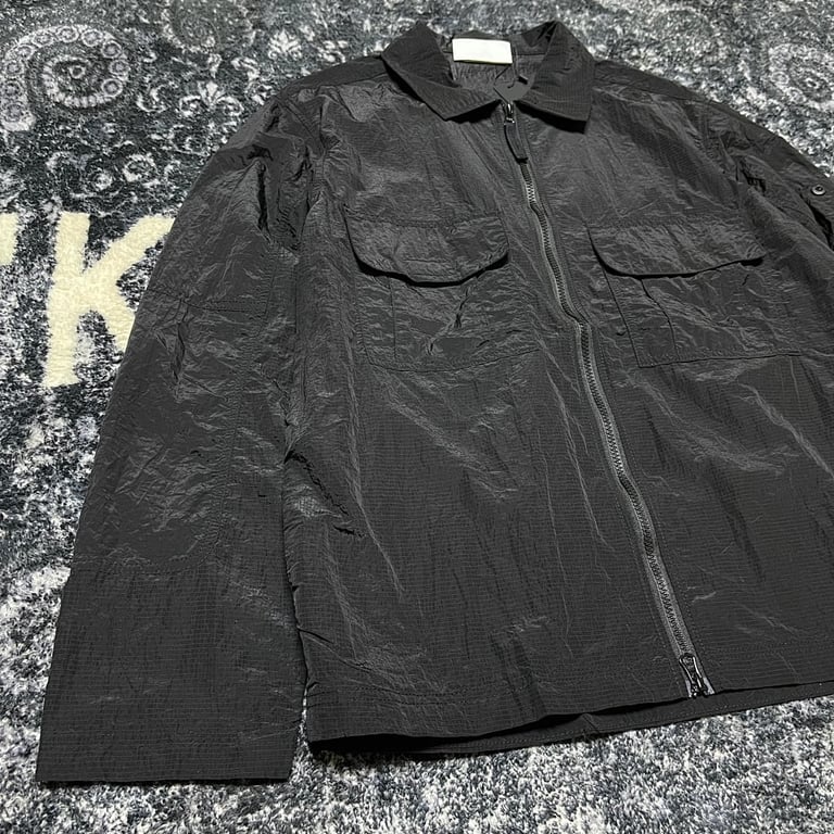 Stone Island 19SS Nylon Metal Overshirt Rust Red - 35