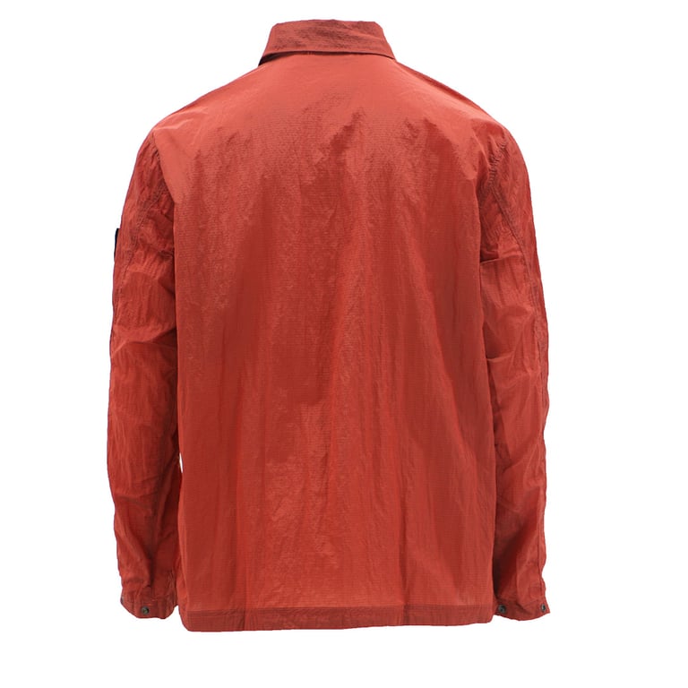 Stone Island 19SS Nylon Metal Overshirt Rust Red - 6