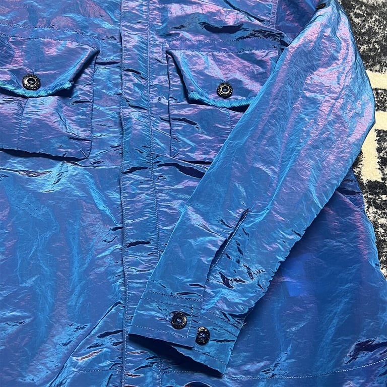 Stone Island 15SS Iridescent Nylon Overshirt - 12