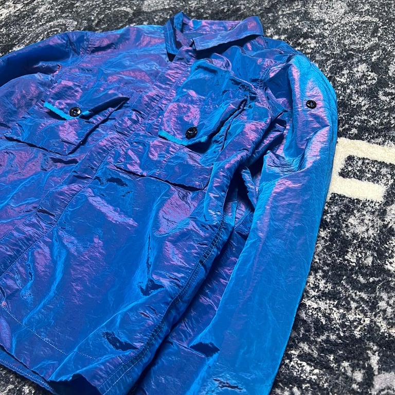 Stone Island 15SS Iridescent Nylon Overshirt - 17