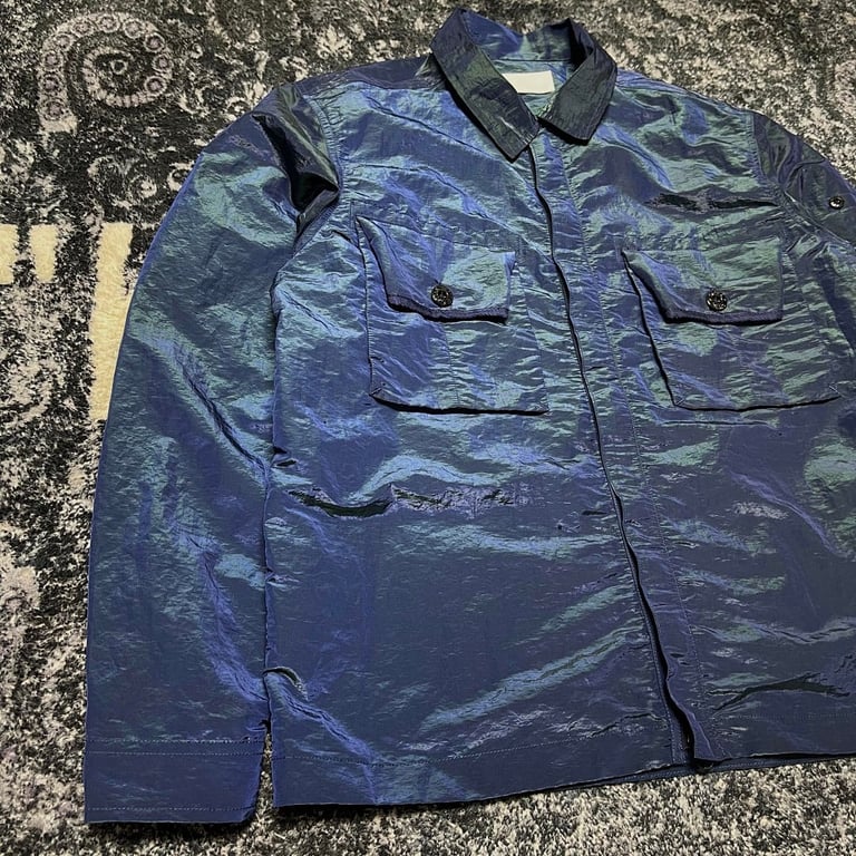 Stone Island 15SS Iridescent Nylon Overshirt - 26