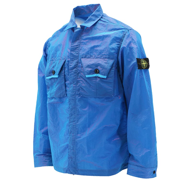 Stone Island 15SS Iridescent Nylon Overshirt - 7