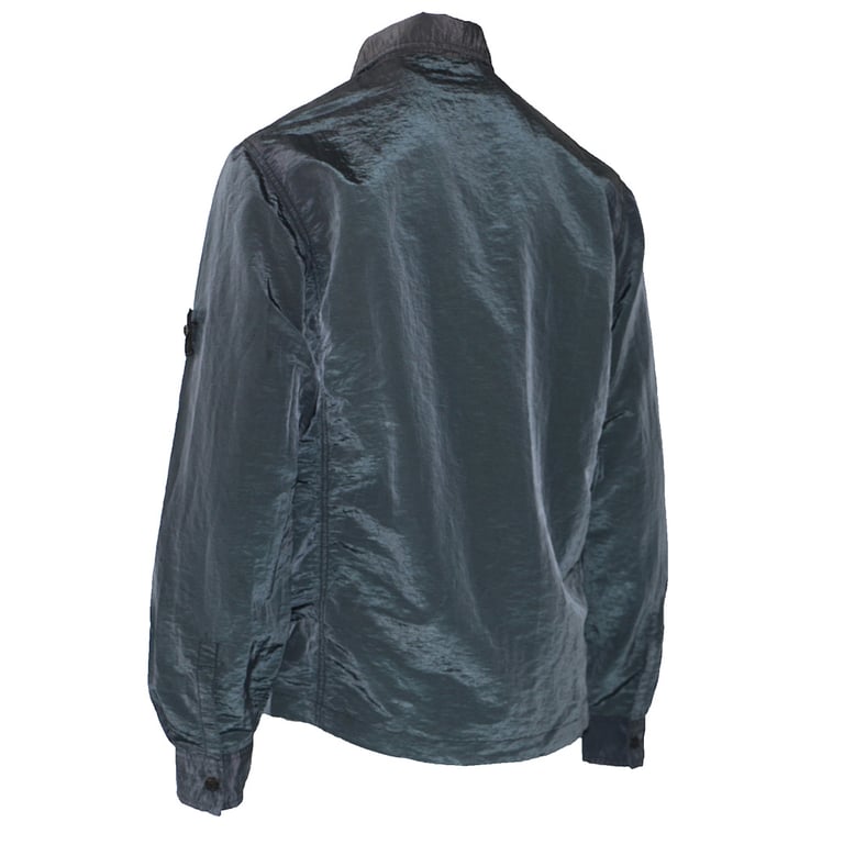 Stone Island 18SS Nylon Metal Overshirt Charcoal Blue - 3