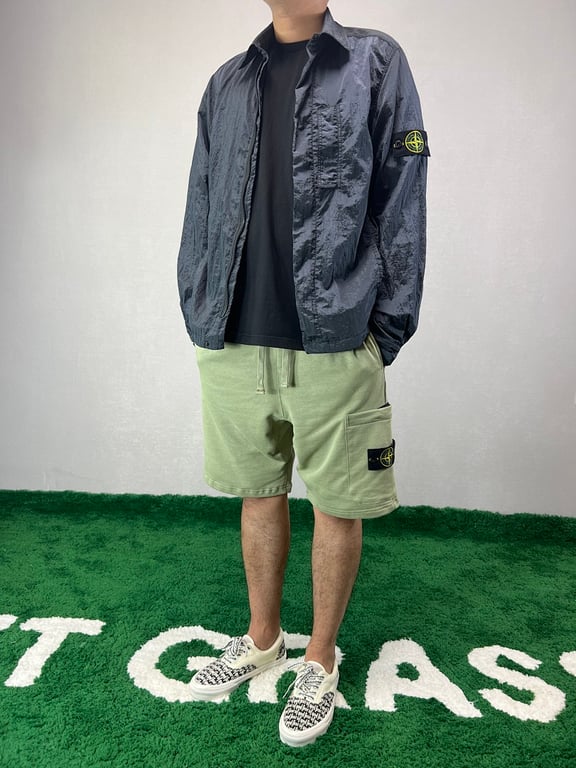 Stone Island 18SS Nylon Metal Overshirt Charcoal Blue - 27