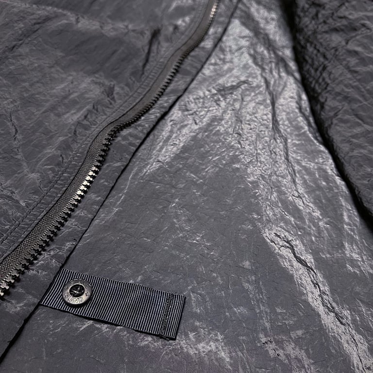 Stone Island 18SS Nylon Metal Overshirt Charcoal Blue - 32