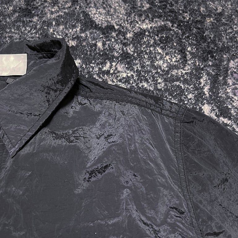 Stone Island 18SS Nylon Metal Overshirt Charcoal Blue - 34