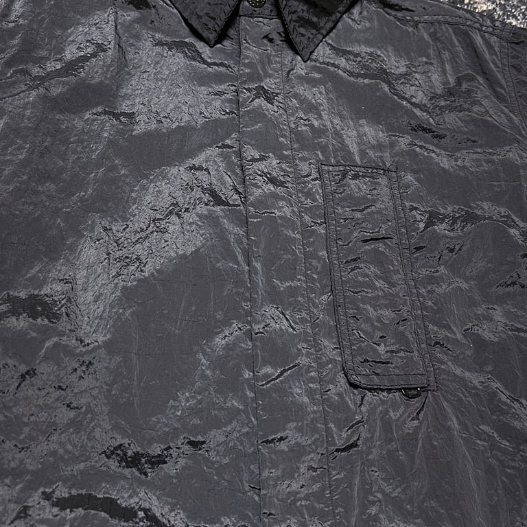 Stone Island 18SS Nylon Metal Overshirt Charcoal Blue - 37