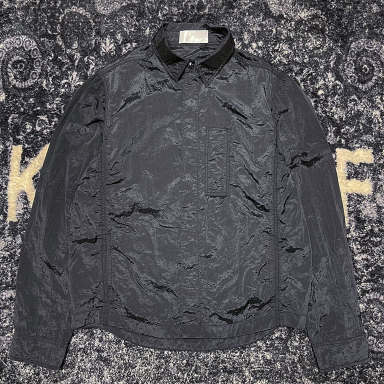 Stone Island 18SS Nylon Metal Overshirt Charcoal Blue - 40
