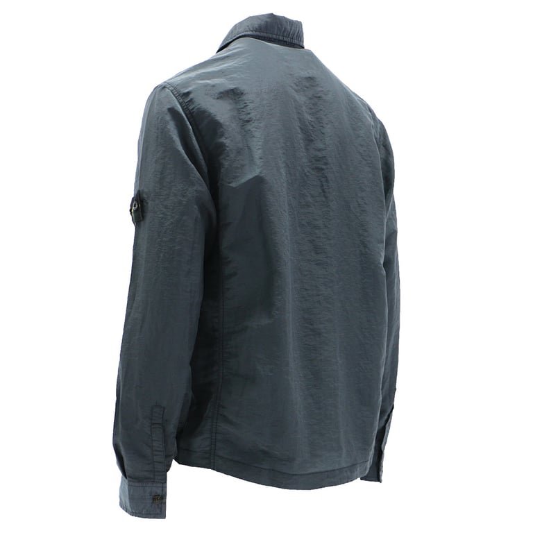 Stone Island 18SS Nylon Metal Overshirt Charcoal Blue - 7