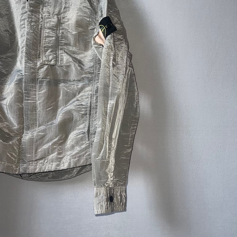 Stone Island 18SS Nylon Metal Overshirt Salmon Beige - 14