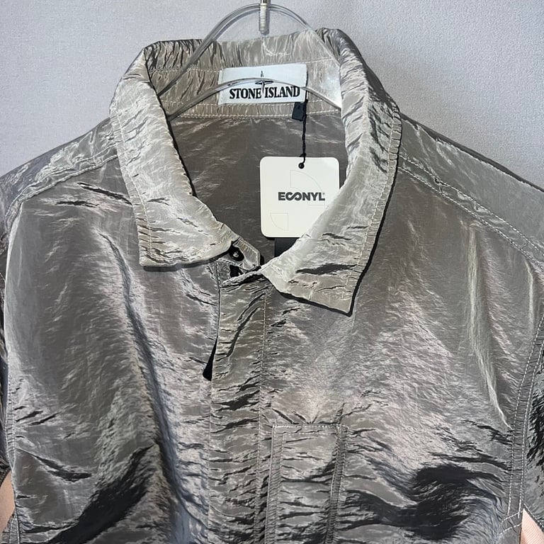 Stone Island 18SS Nylon Metal Overshirt Salmon Beige - 17
