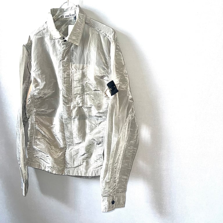 Stone Island 18SS Nylon Metal Overshirt Salmon Beige - 19
