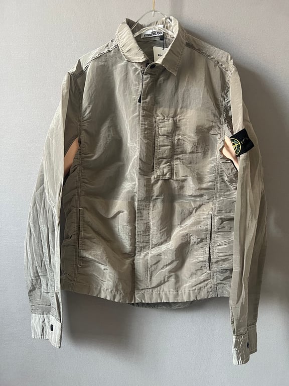 Stone Island 18SS Nylon Metal Overshirt Salmon Beige - 22