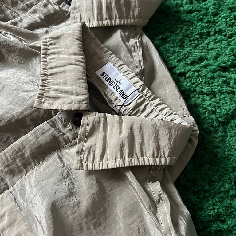 Stone Island 18SS Nylon Metal Overshirt Salmon Beige - 31