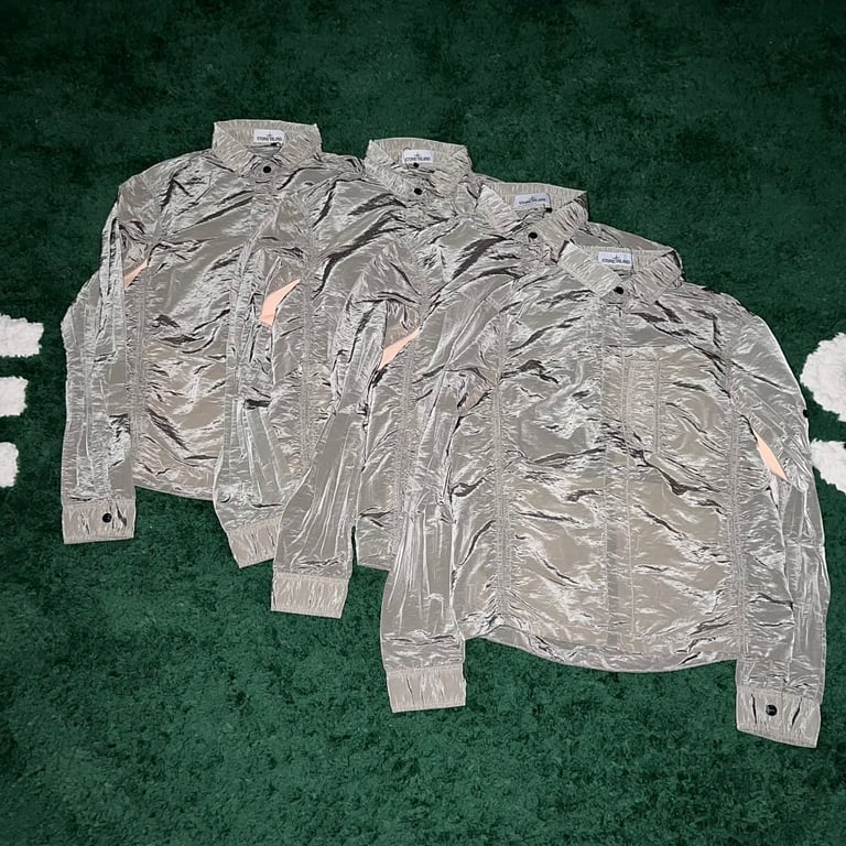 Stone Island 18SS Nylon Metal Overshirt Salmon Beige - 36