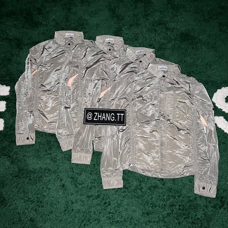 Stone Island 18SS Nylon Metal Overshirt Salmon Beige - 37