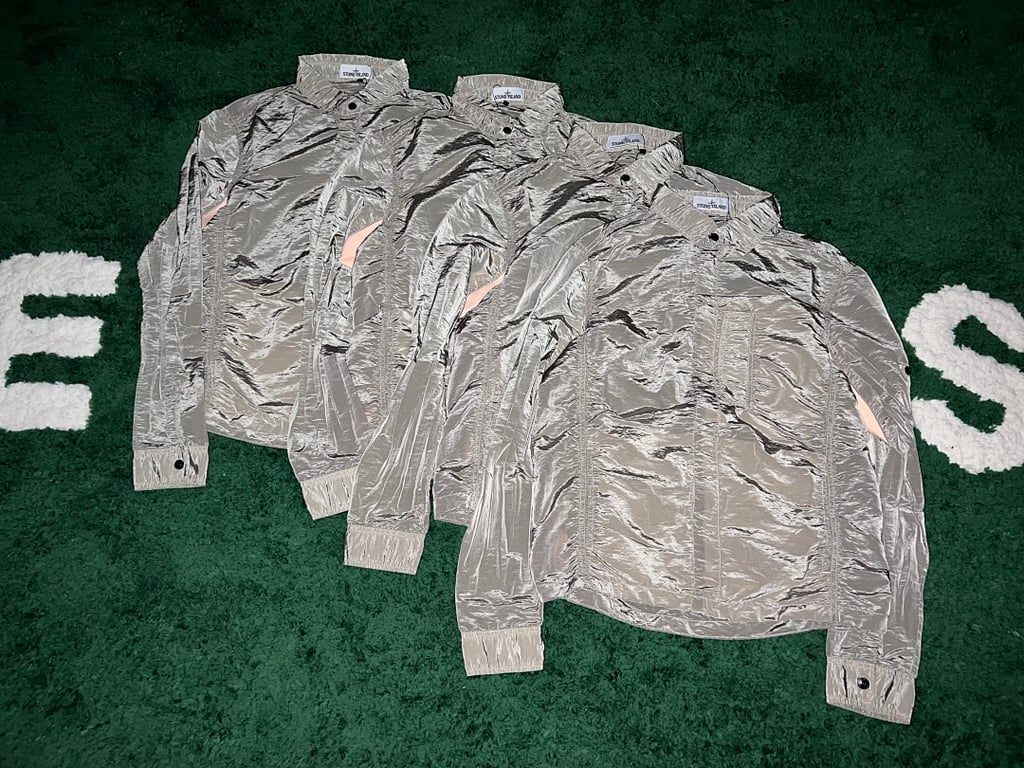 Stone Island 18SS Nylon Metal Overshirt Salmon Beige - 39