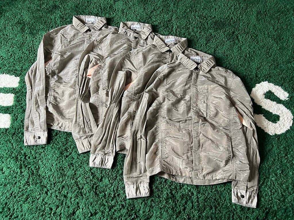 Stone Island 18SS Nylon Metal Overshirt Salmon Beige - 41