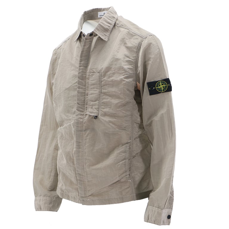 Stone Island 18SS Nylon Metal Overshirt Salmon Beige - 8