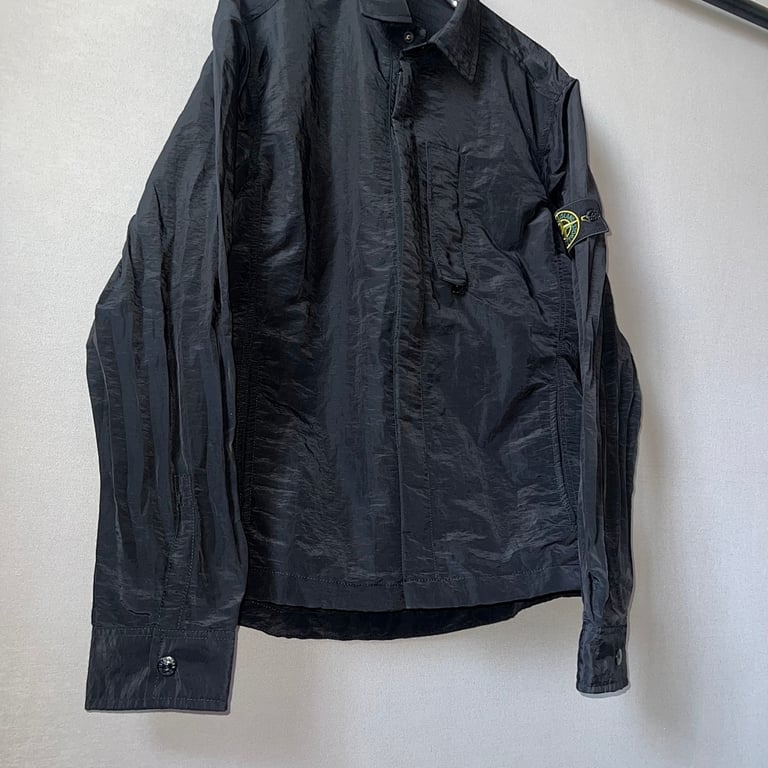 Stone Island 18SS Agate Black Overshirt - 13