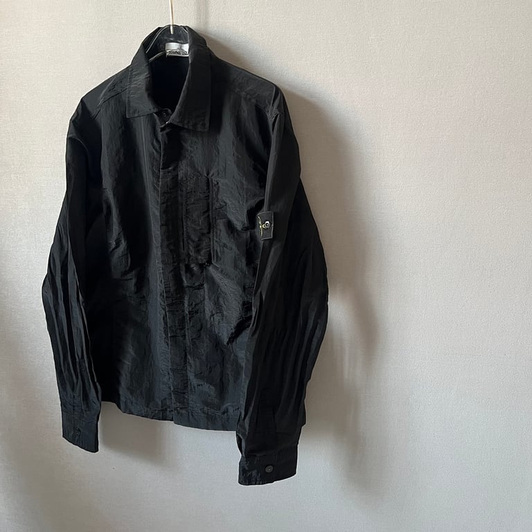 Stone Island 18SS Agate Black Overshirt - 16