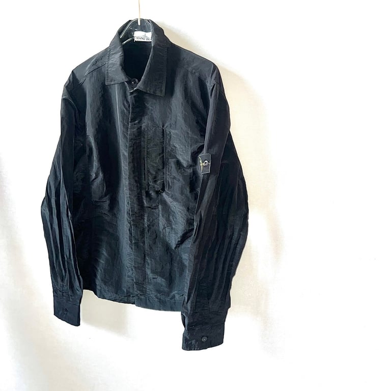 Stone Island 18SS Agate Black Overshirt - 17